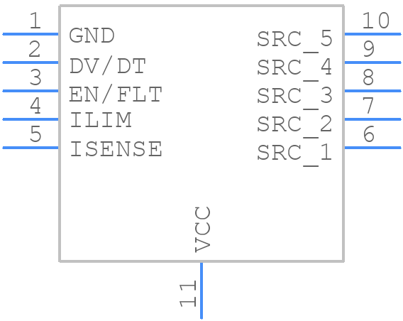 NIS4461MT1TXG - onsemi - PCB symbol