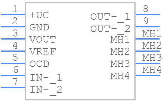 LZSR 200-TP/SP1 - LEM - PCB symbol