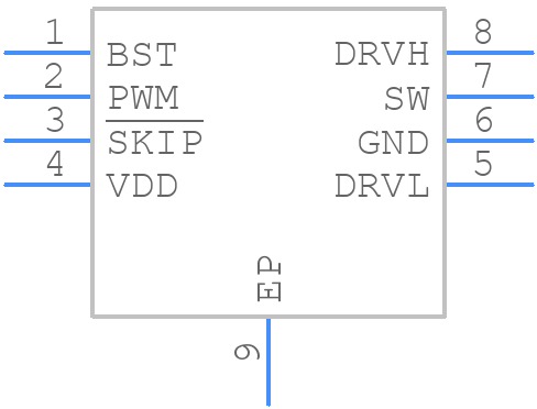 TPS51604DSGR - Texas Instruments - PCB symbol