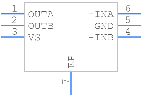 LT6700MPDCB-1#TRMPBF - Analog Devices - PCB symbol