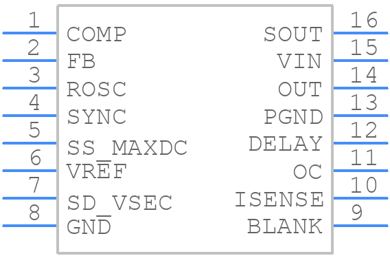 LT1952MPGN-1#PBF - Analog Devices - PCB symbol