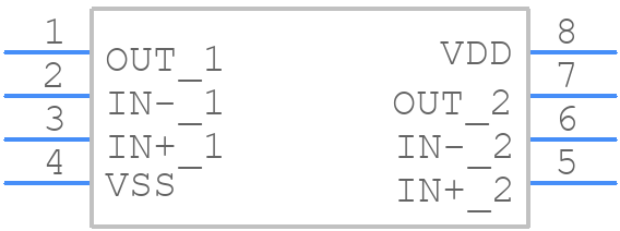 NCV272DR2G - onsemi - PCB symbol