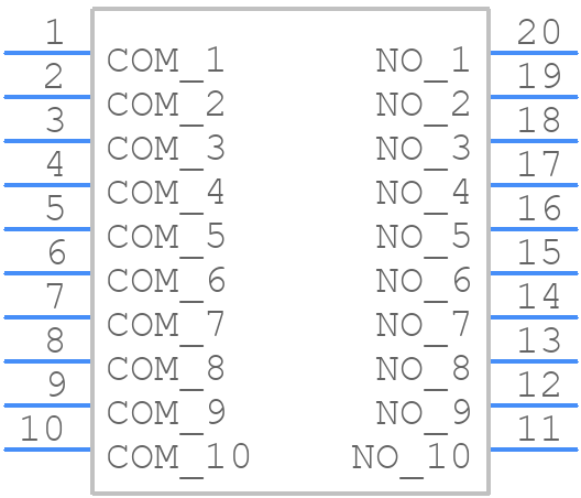 MCDM(R)-10-T - Multicomp Pro - PCB symbol