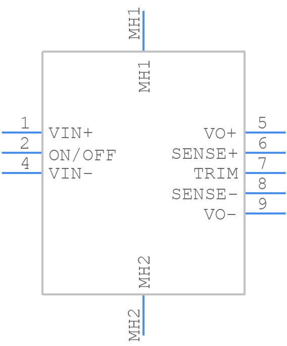 Q80SV54003PRFS - Delta Electronics - PCB symbol