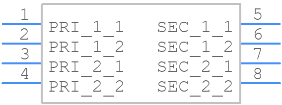SPW-405-D - Premier Magnetics - PCB symbol