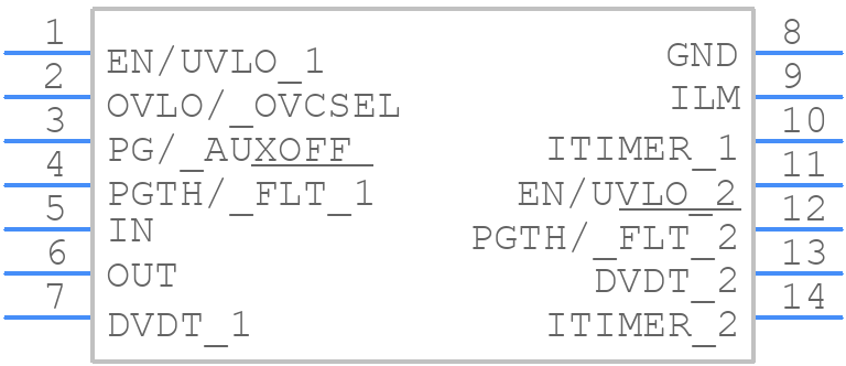 TPS259472LRPWR - Texas Instruments - PCB symbol