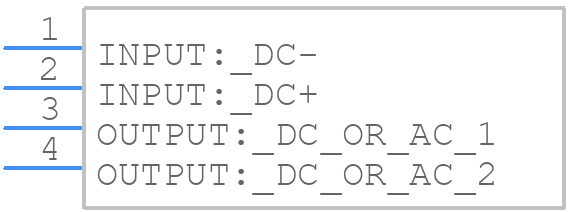 AQZ204D - Panasonic - PCB symbol