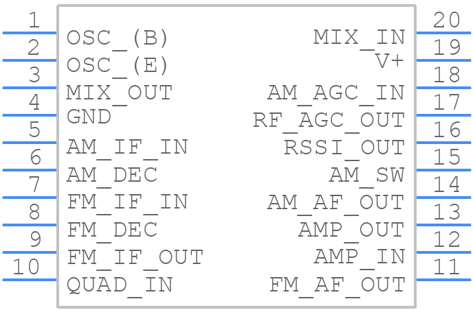 NJM2552V - Nisshinbo - PCB symbol