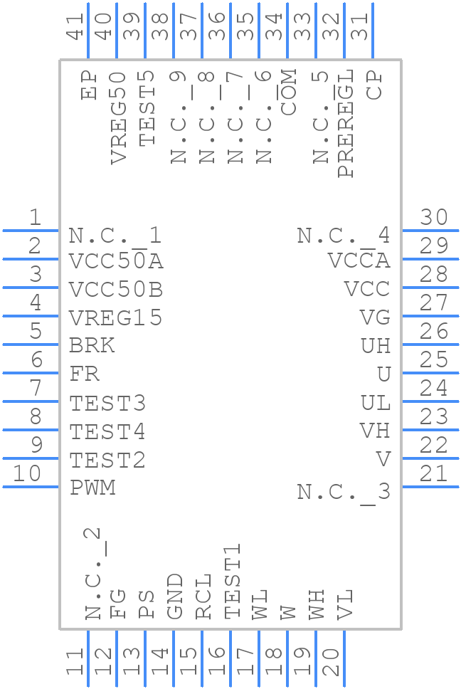 BM64070MUV - ROHM Semiconductor - PCB symbol