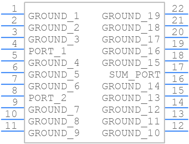 SEPS-2-63+ - Mini-Circuits - PCB symbol