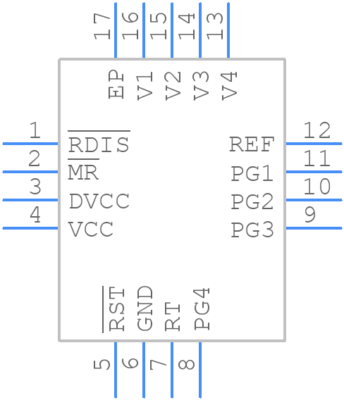 LTC2962IUD#PBF - Analog Devices - PCB symbol
