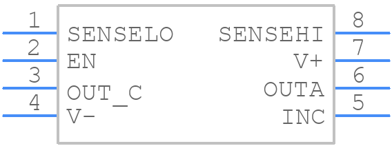 LT6108HMS8-2#PBF - Analog Devices - PCB symbol