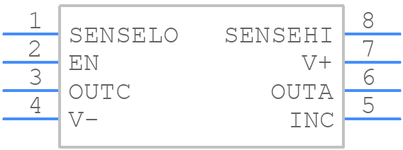 LT6108AIMS8-2#PBF - Analog Devices - PCB symbol