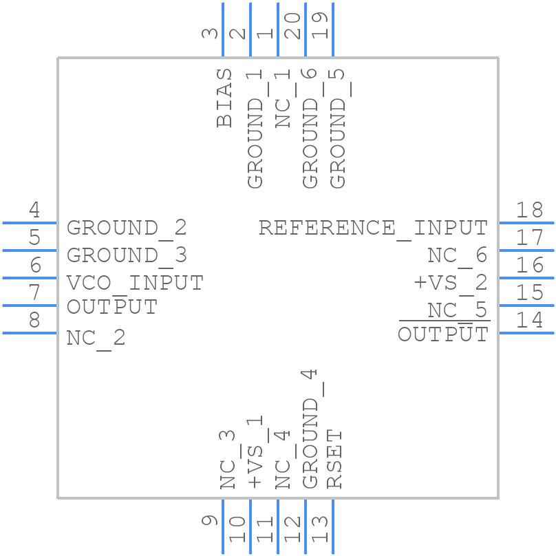 AD9901KPZ - Analog Devices - PCB symbol