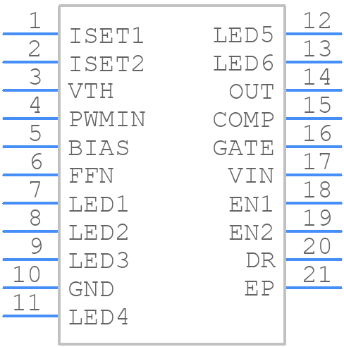 A6274KLPTR-T-1 - Allegro Microsystems - PCB symbol
