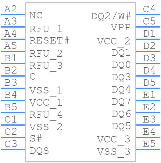 MT35XU02GCBA1G12-0SIT - Micron - PCB symbol