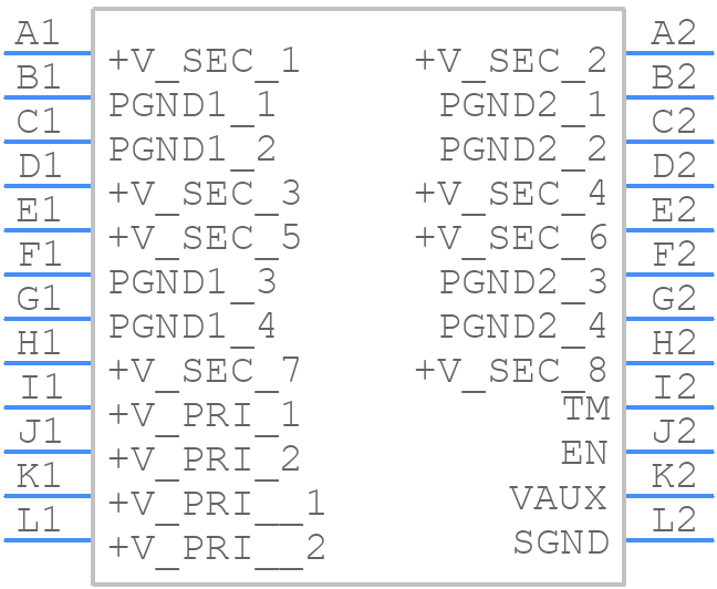 NBM6123T60E12A7T0R - VICOR - PCB symbol