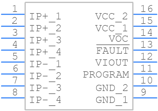 ACS732KLATR-20AB-T - Allegro Microsystems - PCB symbol