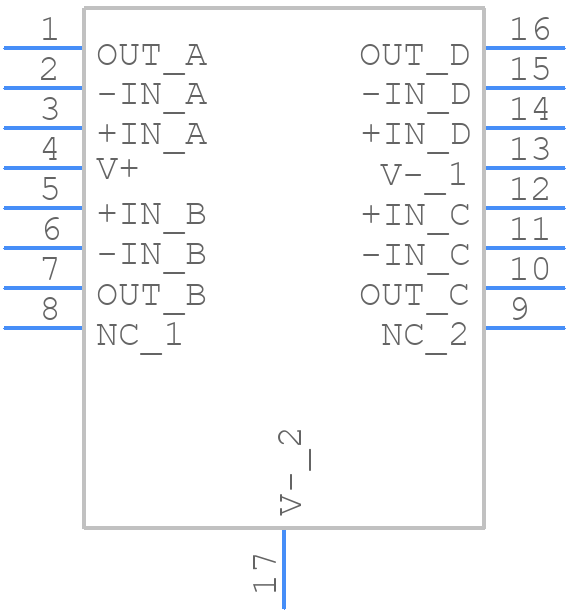 LT1491AIDHC#PBF - Analog Devices - PCB symbol