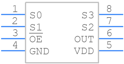 TCS3210 - ams OSRAM - PCB symbol