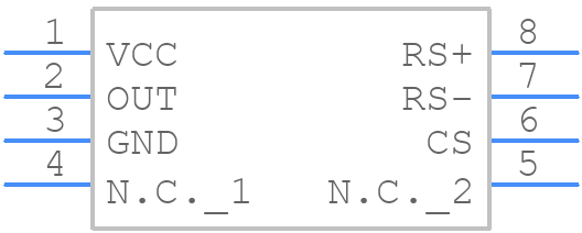 MAX9934TAUA+ - Analog Devices - PCB symbol