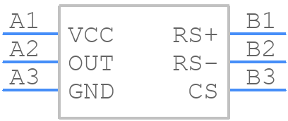 MAX9934TART+T - Analog Devices - PCB symbol