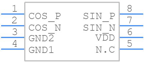TLE5501E0001XUMA1 - Infineon - PCB symbol