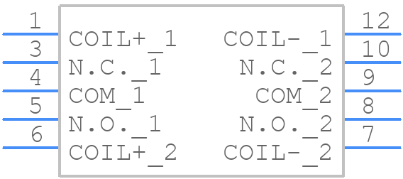 NC4EBD-DC24V - Panasonic - PCB symbol