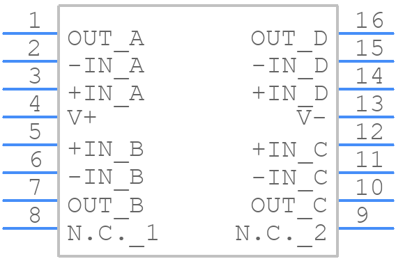 LTC6254CMS#TRPBF - Analog Devices - PCB symbol