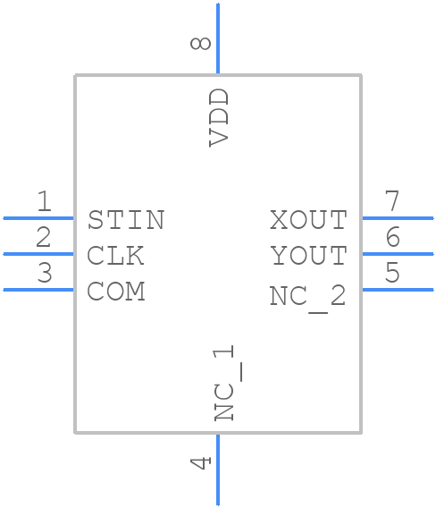 MXR7305VF - MEMSIC - PCB symbol