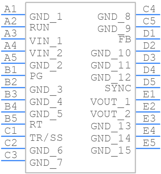 LTM8074IY#PBF - Analog Devices - PCB symbol