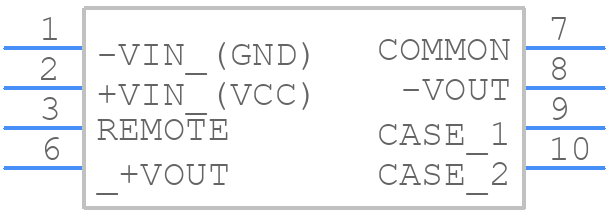 TMR 3-2422WIR - Traco Power - PCB symbol