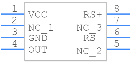 MAX4173TESA+T - Analog Devices - PCB symbol