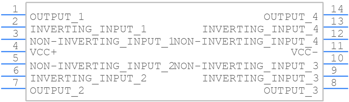 TS27L4CPT - STMicroelectronics - PCB symbol