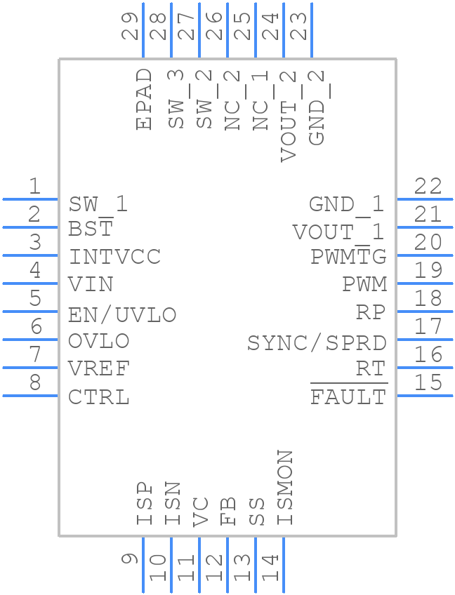 LT3922IUFD-1#PBF - Analog Devices - PCB symbol