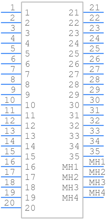 1-776231-4 - TE Connectivity - PCB symbol