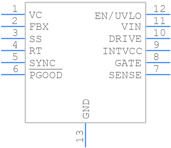 LT3759IMSE#TRPBF - Analog Devices - PCB symbol