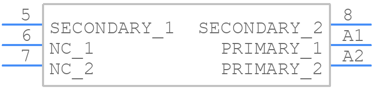 CSE186L - Triad Magnetics - PCB symbol
