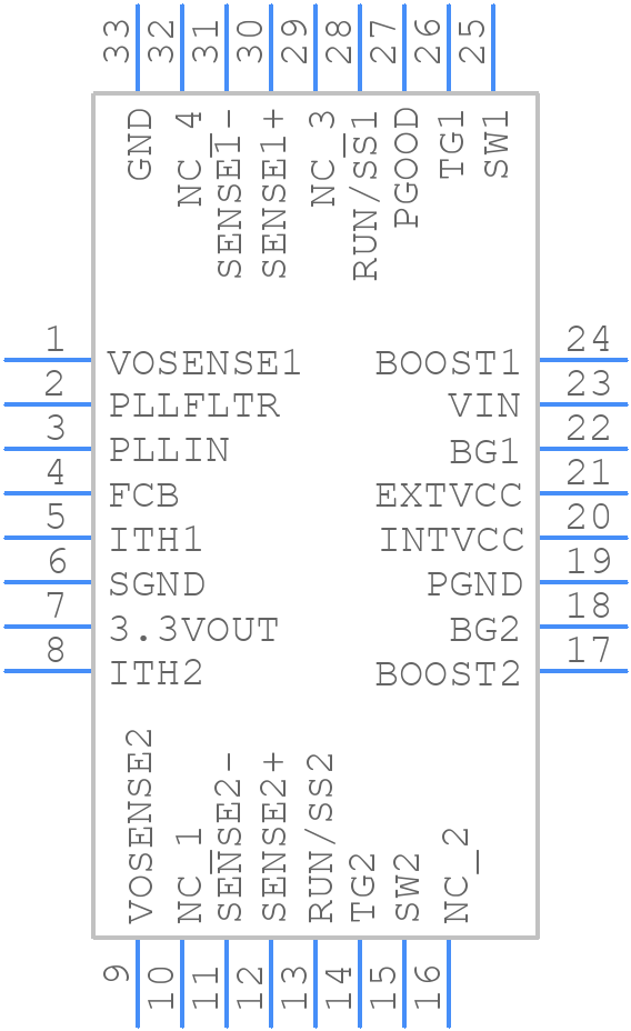 LTC3728EUH#PBF - Analog Devices - PCB symbol