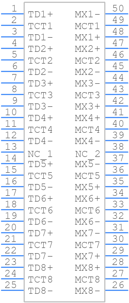 HX5020FNLT - Yageo Group - PCB symbol