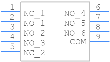 50P45-01-1-07N - Grayhill - PCB symbol
