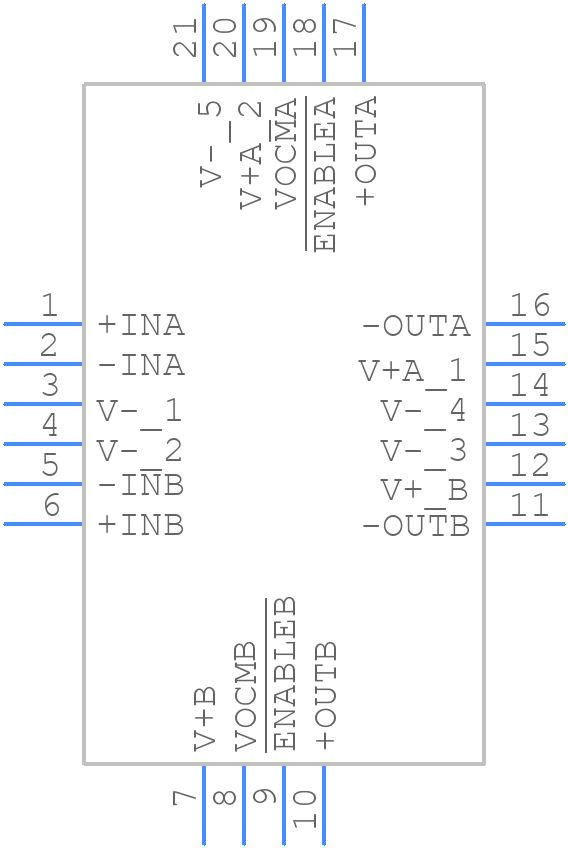 LTC6420CUDC-20#PBF - Analog Devices - PCB symbol
