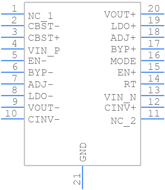 LTC3265EFE#PBF - Analog Devices - PCB symbol
