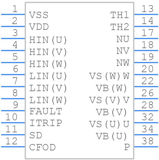NFAQ1560R43T - onsemi - PCB symbol