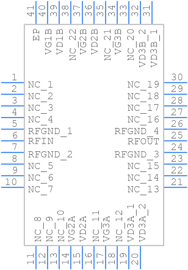 CMPA901A020S - Wolfspeed - PCB symbol