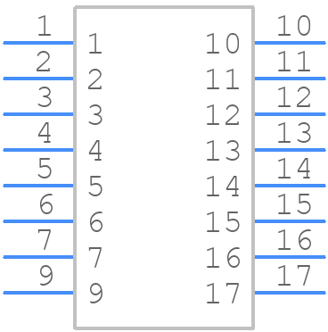 KFF6415A - CTS - PCB symbol