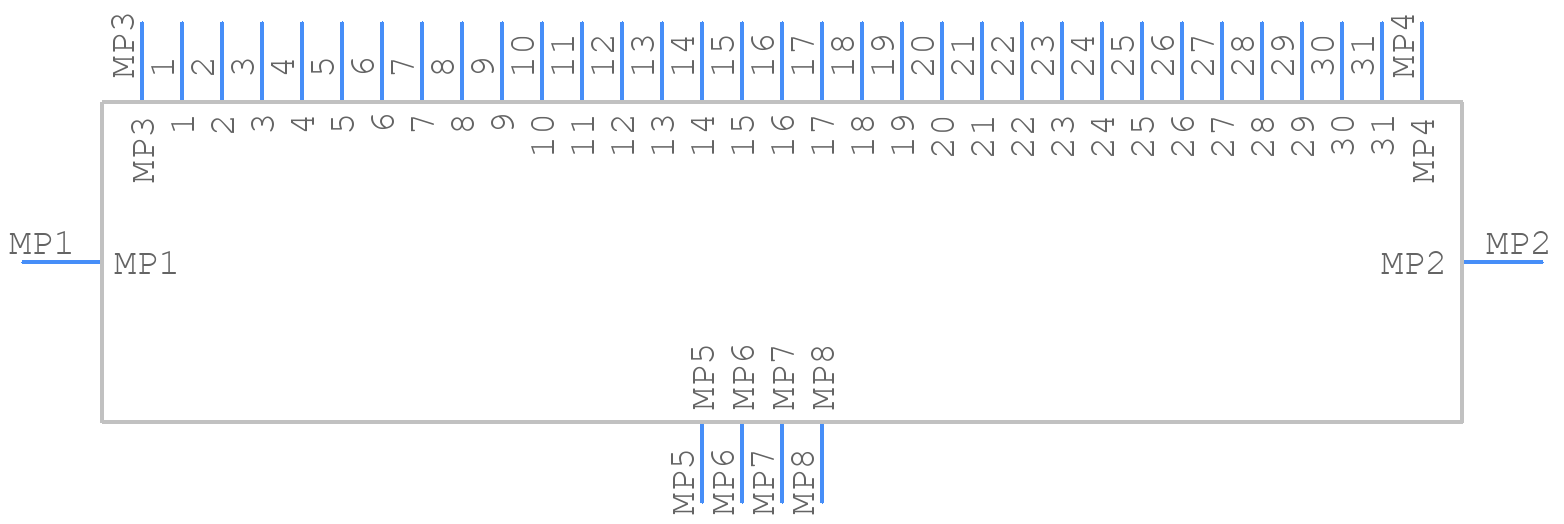 FX16-31S-0.5SH(30) - Hirose - PCB symbol