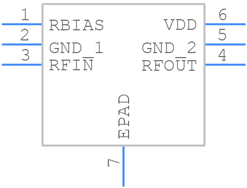HMC8412TCPZ-EP-PT - Analog Devices - PCB symbol