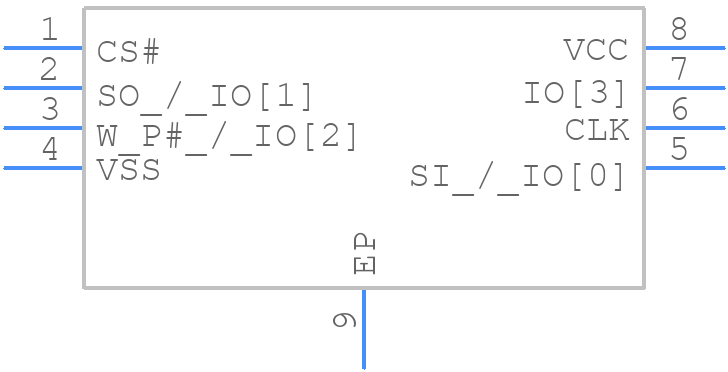 AS1016204-0108X0PWAY - Avalanche Technology - PCB symbol