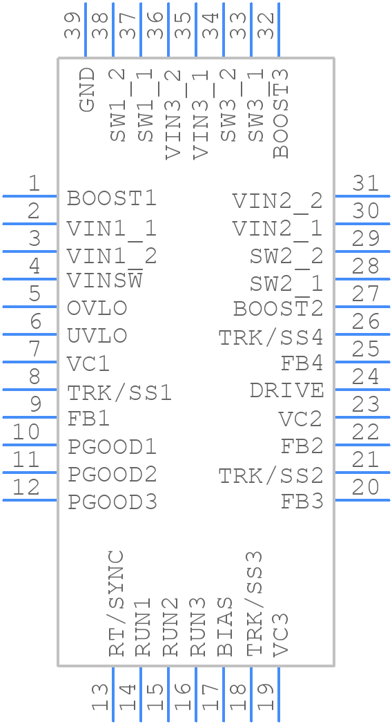 LT3507EUHF#TRPBF - Analog Devices - PCB symbol